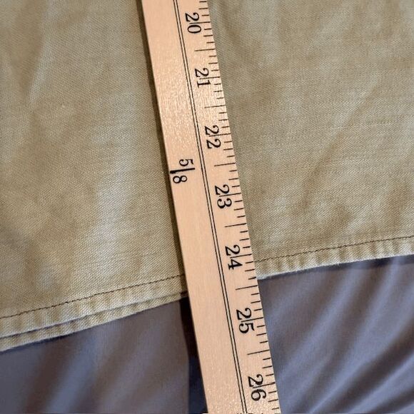 American Eagle Cropped Hooded Military Jacket Green Pockets Washed Out Size XL - Picture 10 of 12